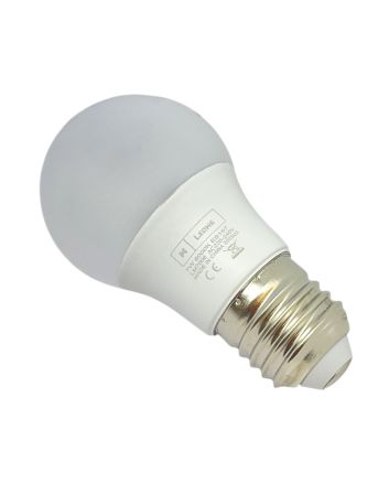 Lampadina LED E27 G45 7W Luce calda 3000K 630 Lumen LM7007 - Ledme