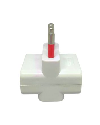 Adattatore Triplo 16A 250V con 3 Uscite Bipasso - New Energy