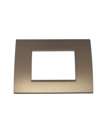 Placca 3 Posti Bronzo TOT-8003-14 Living Light - Tot Electric