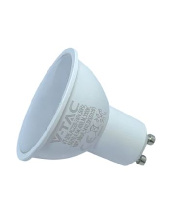 Faretto LED GU10 4,5W 3000K 400lm 100° Chip Samsung - V-Tac
