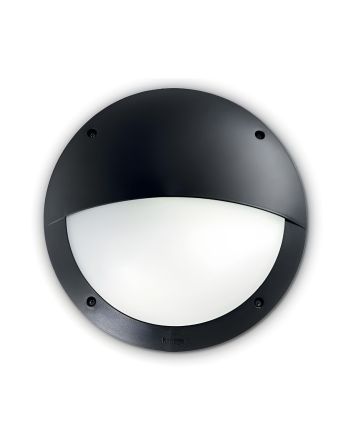 Plafoniera da Esterno Lucia EL Nera E27 IP66 Ø30cm - Fumagalli