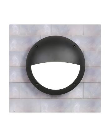 Plafoniera da Esterno Lucia EL Nera E27 IP66 Ø30cm - Fumagalli