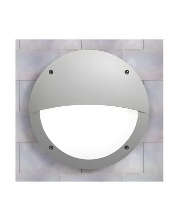 Plafoniera da Esterno Lucia EL Grigia E27 IP66 Ø30cm - Fumagalli