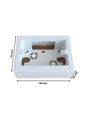 Scatola Parete 3 Moduli IP40 in Tecnopolimero Isolante Bianco - FAEG