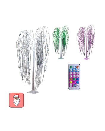 Albero bianco 180 cm con 360 smart LED acceso