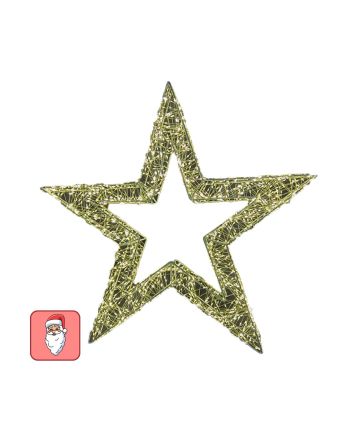 Stella Luminosa Metallo Ø50cm 1440 LED Bianco Caldo