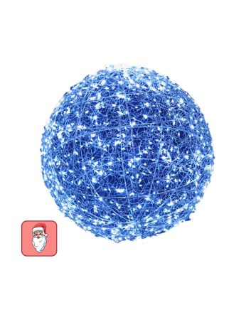 Sfera luminosa metallo 60cm LED