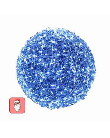 Sfera luminosa metallo Ø60cm 700 LED bianco freddo