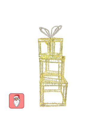 Pila pacchi regalo 90 cm 1200 LED bianco caldo