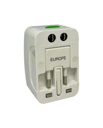 Adattatore Da Viaggio 150 Paesi Con Protezione Sovratensioni - Max8