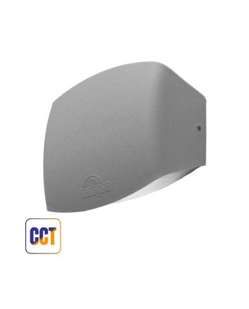 Applique da Parete Abram 150 Grigio da Esterno CCT 3,2W - Fumagalli