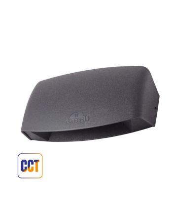 Applique da Parete Abram 190 Nero da Esterno CCT 7.5W - Fumagalli