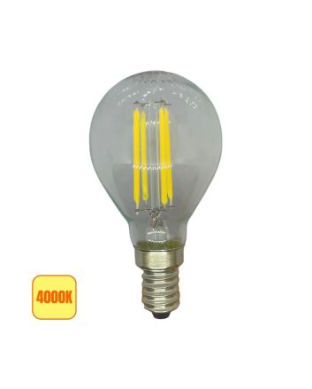 Lampadina LED Filamento E14 G45 Mini Globo 5W 650 LM 320° - 4000K