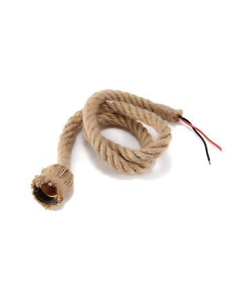 Applique Corda a Sospensione 1,5m in Canapa Attacco E27 - Banana King