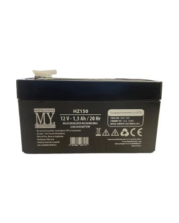 Batteria Ricaricabile al Piombo 12V 1.3Ah 20Hr HZ150 - Matsuyama