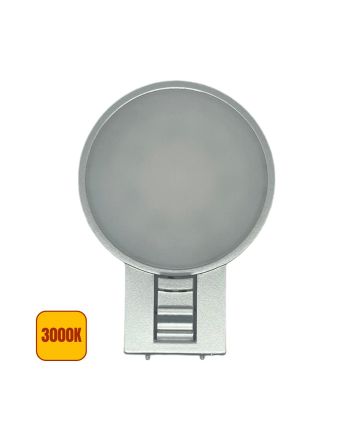 Punto Luce LED 3W 8.5x6x1 cm IP20 per Binario 12V - 3000K Calda