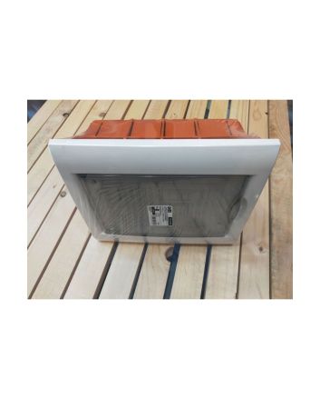 Centralino Incasso 8 Moduli Sportello Fumè IP40 255x215x75mm - FAEG