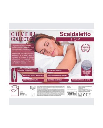Scaldaletto Singolo Poliestere 700 g/m² 150x80cm 3 Livelli - Coveri