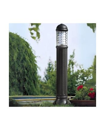 Palo da Terra E27 Sauro 1100 IP55 Nero 110cm Da Esterno - Fumagalli