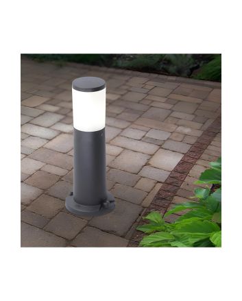 Paletto Esterno Amelia 400 8,5W CCT IP66 Grigio e Lampadina Inclusa