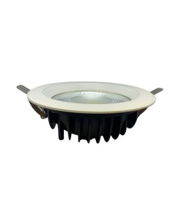 Faretto LED COB Tondo Incasso 12W con Trasformatore - 6000K