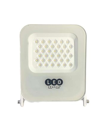 Faro LED Slim 30W IP66 Esterno Bianco Luce Fredda 6000K 150Lm/W