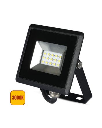 Faro LED SMD 10W Luce Calda 3000K IP65 Nero 850lm - V-TAC