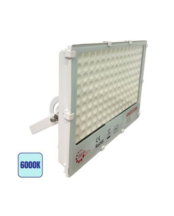 Faro LED Bianco Slim 150W IP66 Esterno - Luce Fredda 6000K