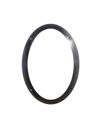 Plafoniera LED Maddi Nera IP66 E27 Ø33cm da Esterno - Fumagalli