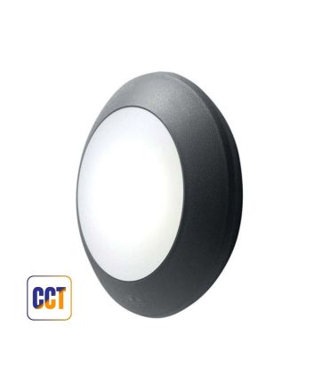 Plafoniera LED Bertina Nera Ø20cm GX53 IP66 CCT 3W - Fumagalli