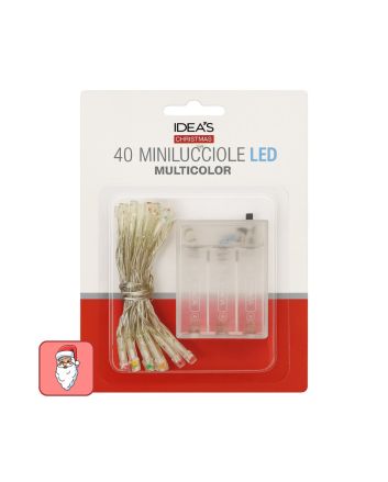 Confezione 40 minilucciole LED multicolor ABM Idea
