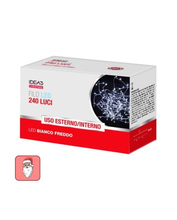 Filo 240 LED bianco freddo IP44