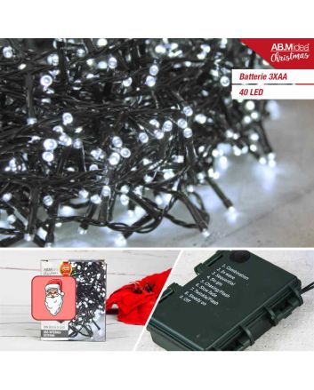 Catena lucciole 40 LED bianco freddo