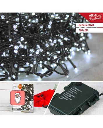 Catena lucciole 120 LED bianco freddo