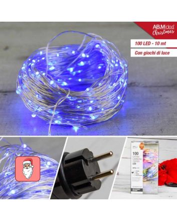 Catena Copper 100 MicroLED Blu 10 m IP44 - ABM Idea