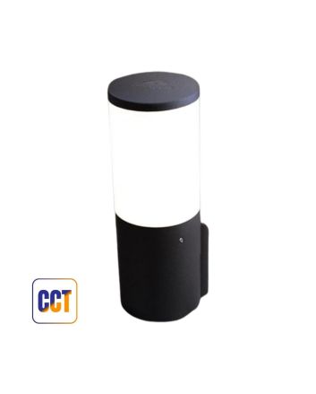 Applique 8,5W CCT E27 Nero/Opale Amelia Wall da Esterno IP55 Fumagalli