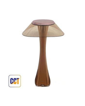 Lampada Da Tavolo Ricaricabile 3W Rame Rosé - CCT 3000K-4000K-6000K