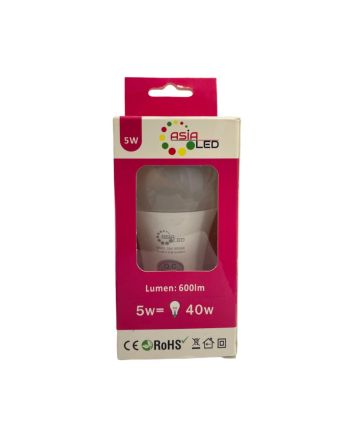 Lampadina LED A60 E27 5W - Basso Consumo, Luce Calda 3000K