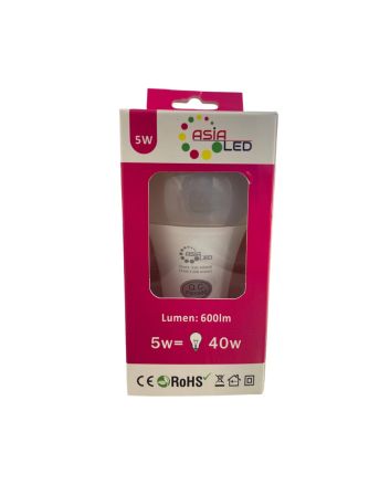 Lampadina LED A60 E27 5W - Basso Consumo, Luce Naturale 4000K