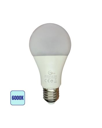 Lampadina LED E27 15W A65 SMD 6000K - 1500 Lumens, Alta Efficienza