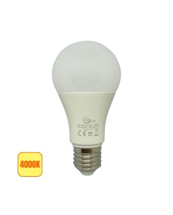 Lampadina LED E27 15W A65 SMD 4000K - 1500 Lumens, Alta Efficienza