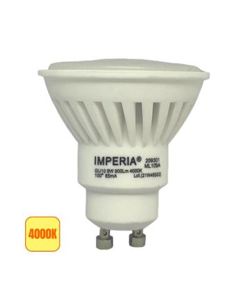 Lampadina LED GU10 9W 4000K 900lm 120° Dimmerabile - Imperia