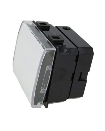 MatixGO - Pulsante Portanome 1P (NO) 3A 250Vacm Illuminato | J4040 Bticino