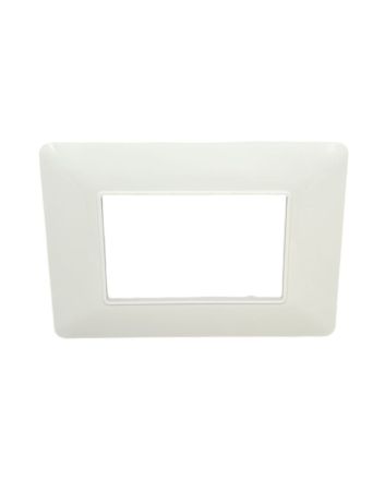 Placca 3 Posti Bianca TOT-M8003-T-1 Compatibile Matix - Tot Electric
