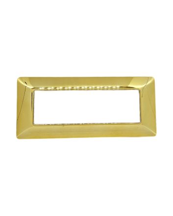 Placca 7 Posti Oro Lucido Compatibile Matix TOT M8007-T3