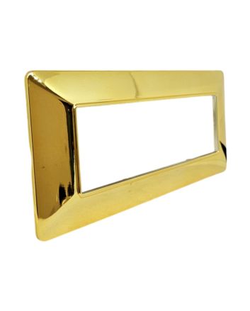 Placca 7 Posti Oro Lucido Compatibile Matix TOT M8007-T3