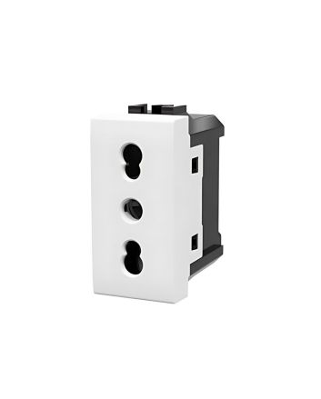 Presa Bivalente 10/16A 250V Bticino N4180 Living Light Bianca