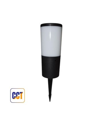 Lampioncino da Giardino LED Amelia Spike E27 8,5W CCT IP55 Nero