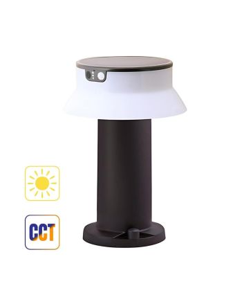 Palo Solare da Terra 3in1 Felice 400 LED IP55 Nero/Opale - Fumagalli