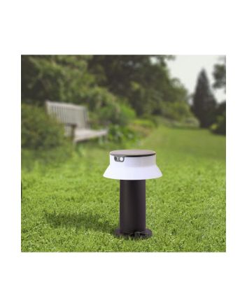 Palo Solare da Terra 3in1 Felice 400 LED IP55 Nero/Opale - Fumagalli